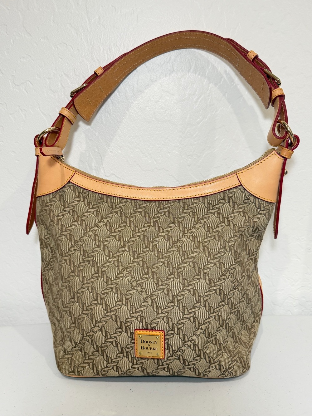 Dooney & Bourke Jacquard Maritime Hobo Sac